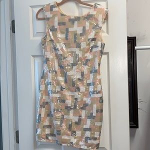 Ark and Co. medium sequined dress with open back